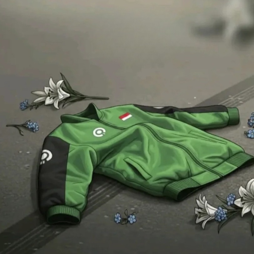 Ribuan Ojol Iringi Pemakaman Rekan yang Tewas Terlindas Rantis Brimob