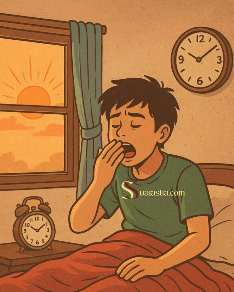 Bangun Siang, Rezeki Dipatok Ayam