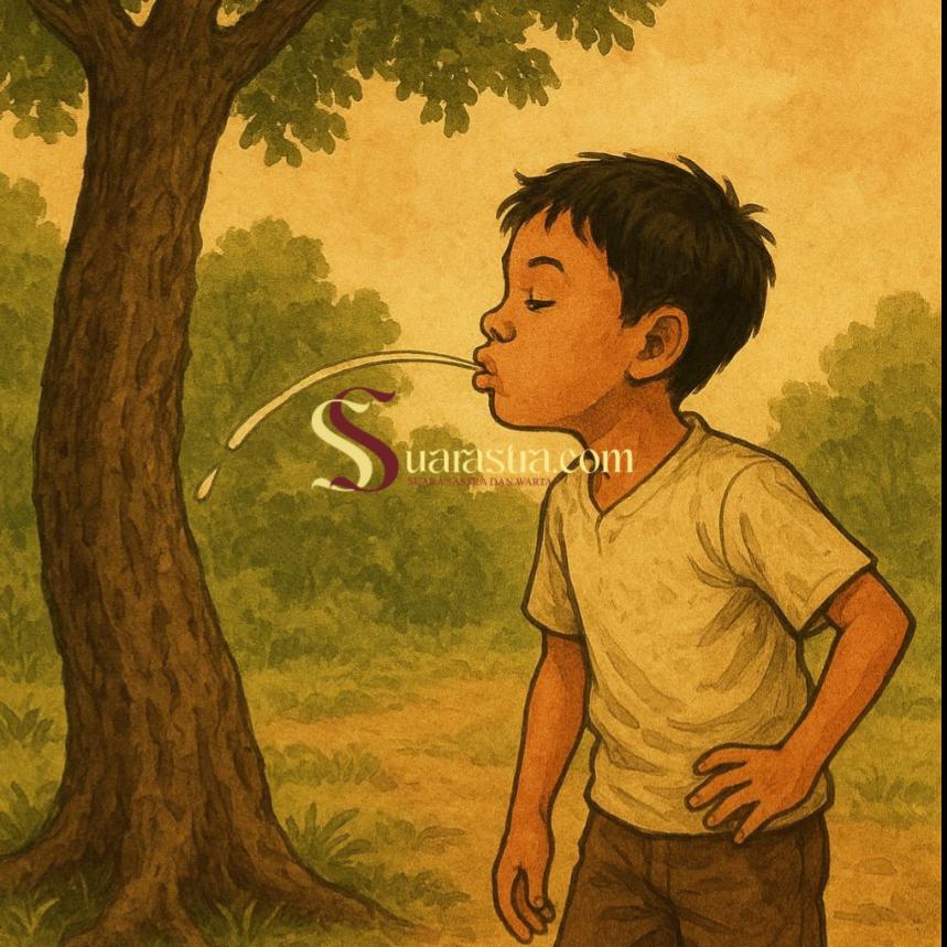 Jangan meludah sembarangan, nanti rezekimu dibuang percuma