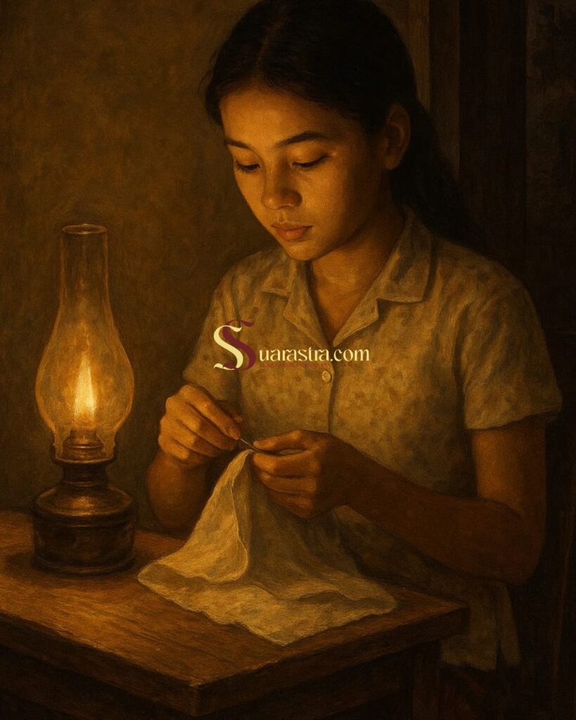 Jangan Menjahit di Malam Hari