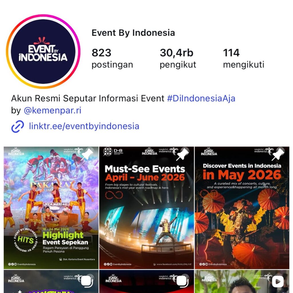 Event By Indonesia Diluncurkan, Kemenpar Permudah Akses Informasi Event Wisata Nasional