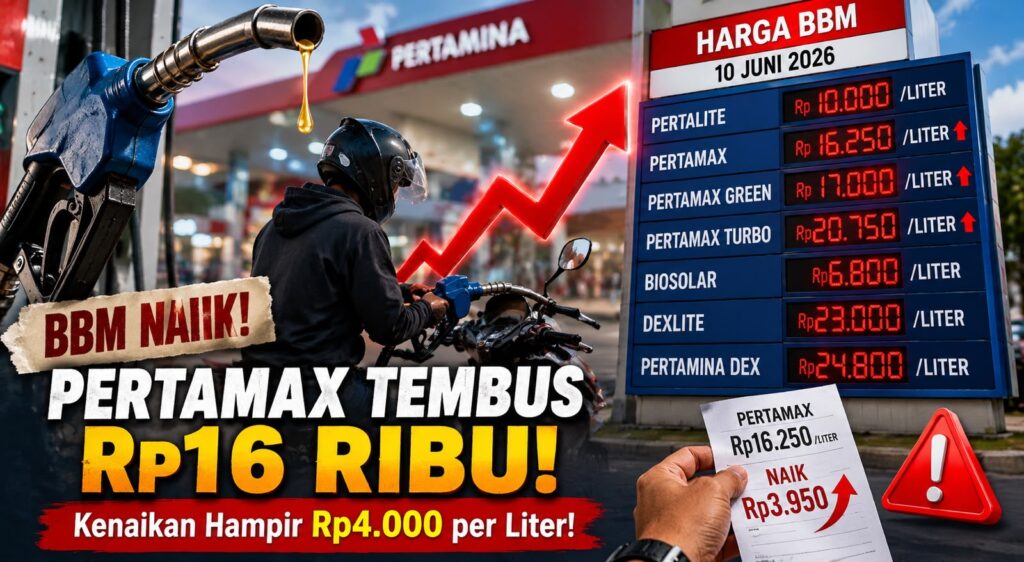 Pertamax Tembus Rp16 Ribu, Kenaikan BBM Nonsubsidi Kembali Uji Daya Tahan Masyarakat