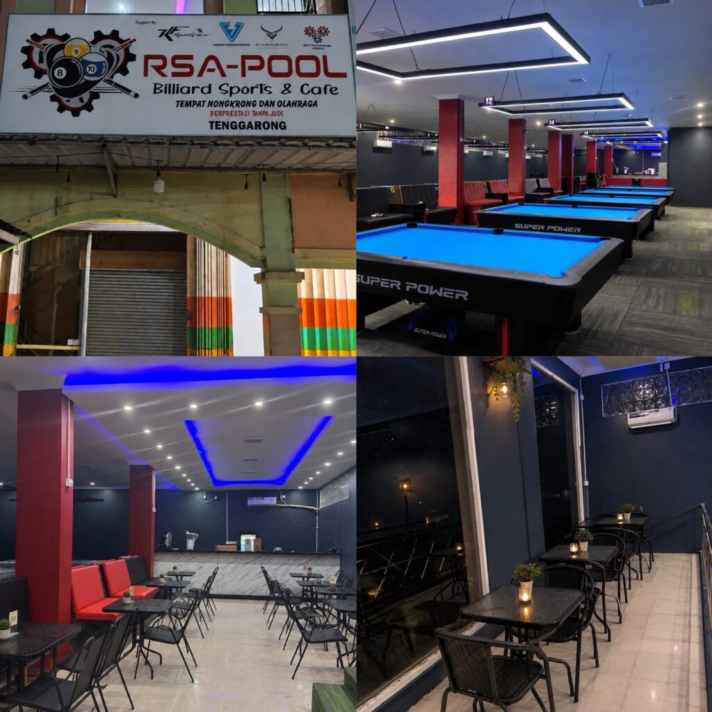 RSA Pool Resmi Hadir di Tenggarong, Usung Konsep Biliar Keren dan Nongkrong Modern