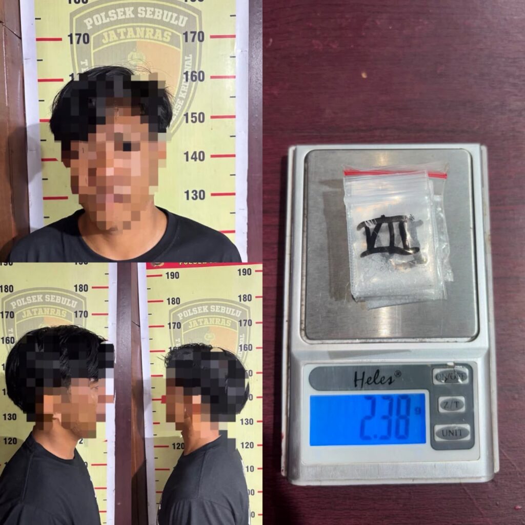 Digerebek Dini Hari, Pemuda di Sebulu Ditangkap dengan Tujuh Poket Sabu