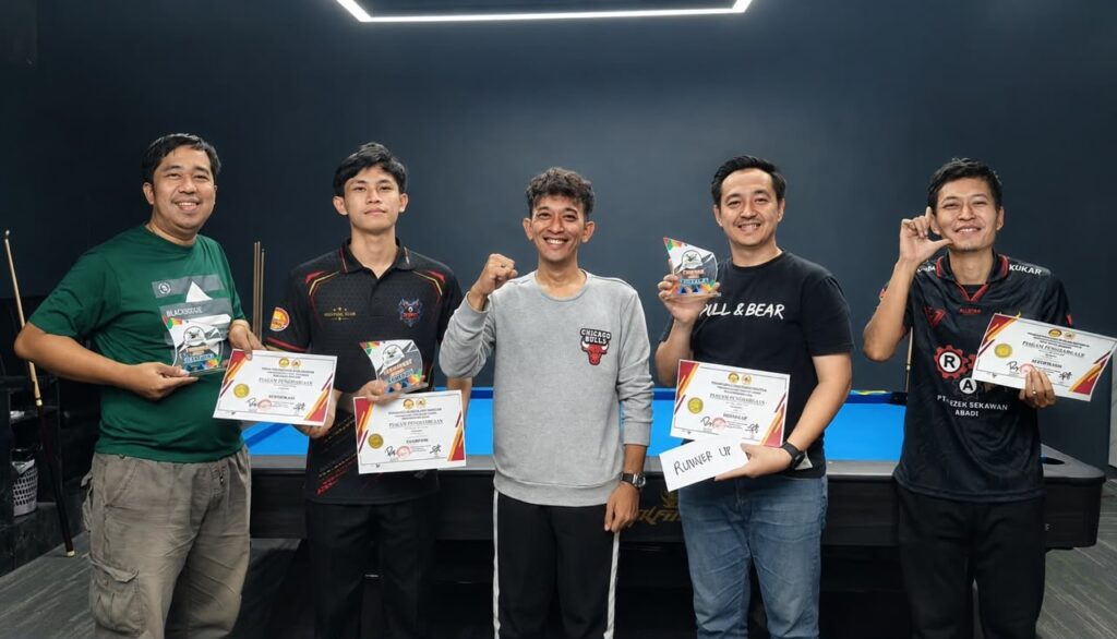 Eko RPC Juara Turnamen Handicap 3 RSA Pool, POBSI Kukar Soroti Regenerasi Atlet Muda