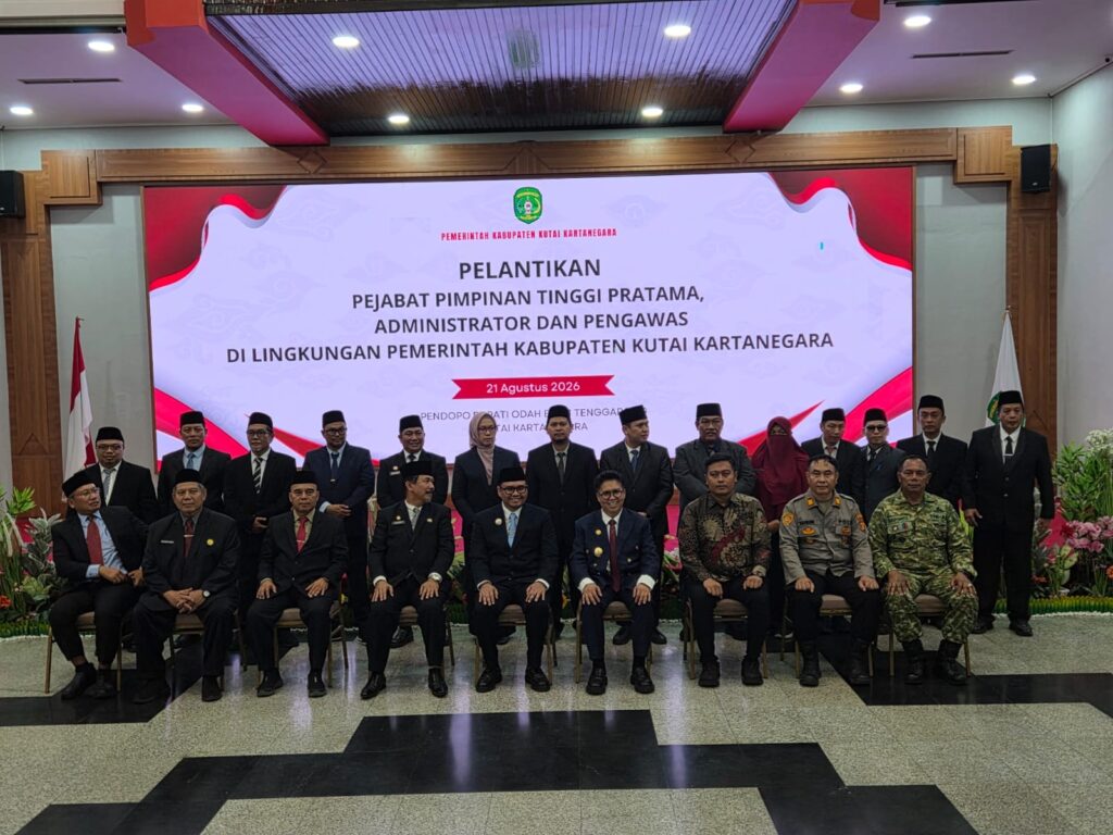 Pelantikan 15 Pejabat Lengkapi Struktur Pemkab Kukar, Aulia: Pengisian Jabatan Masih Berlanjut
