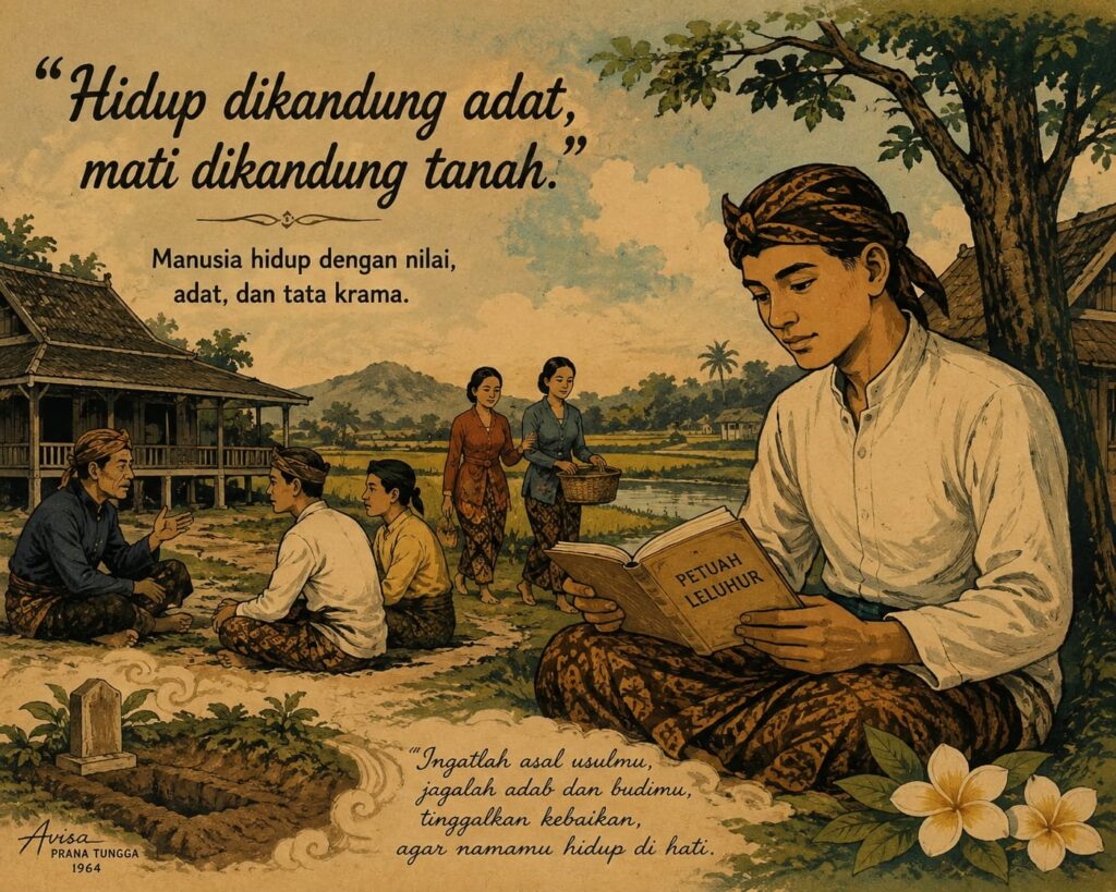 Hidup dikandung Adat, Mati dikandung Tanah